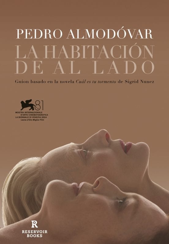 Coberta de La habitación de al lado, de Sigrid Nunez y Pedro Almodóvar
