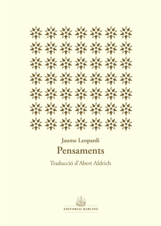 Coberta de Pensaments, de Giacomo Leopardi