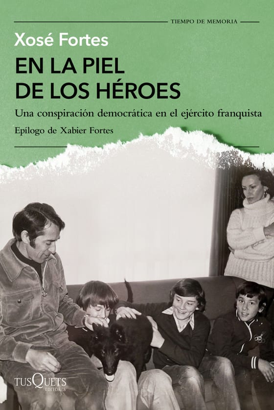 Portada de En la piel de los héroes, de Xosé Fortes