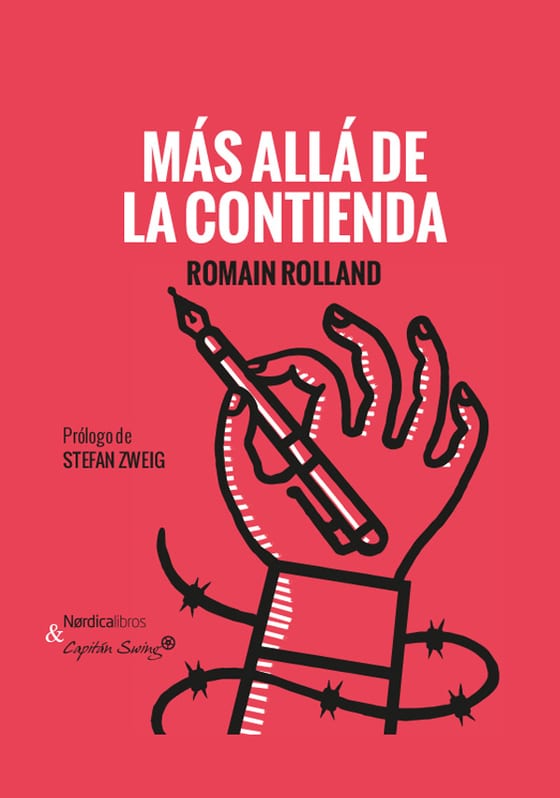Coberta de Más allá de la contienda, de Romain Rolland