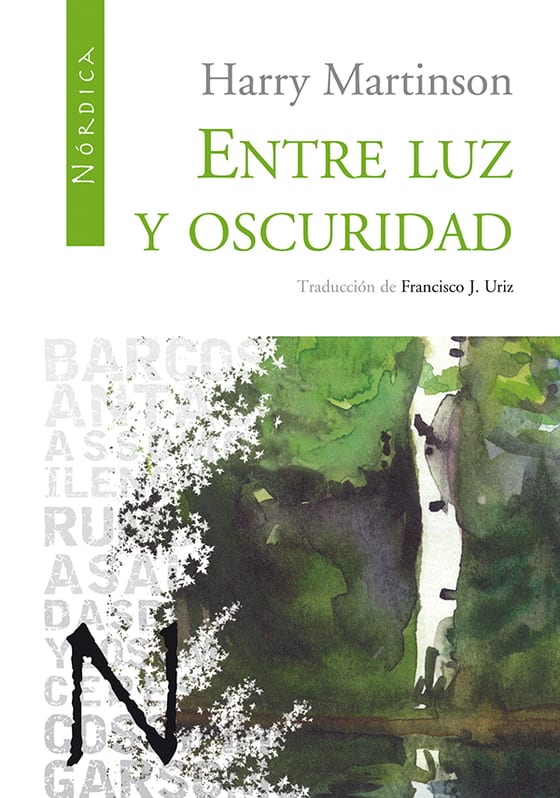 Coberta de Entre luz y oscuridad, de Harry Martinson