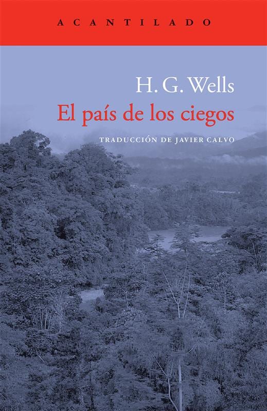 Coberta de El país de los ciegos, de H.G. Wells