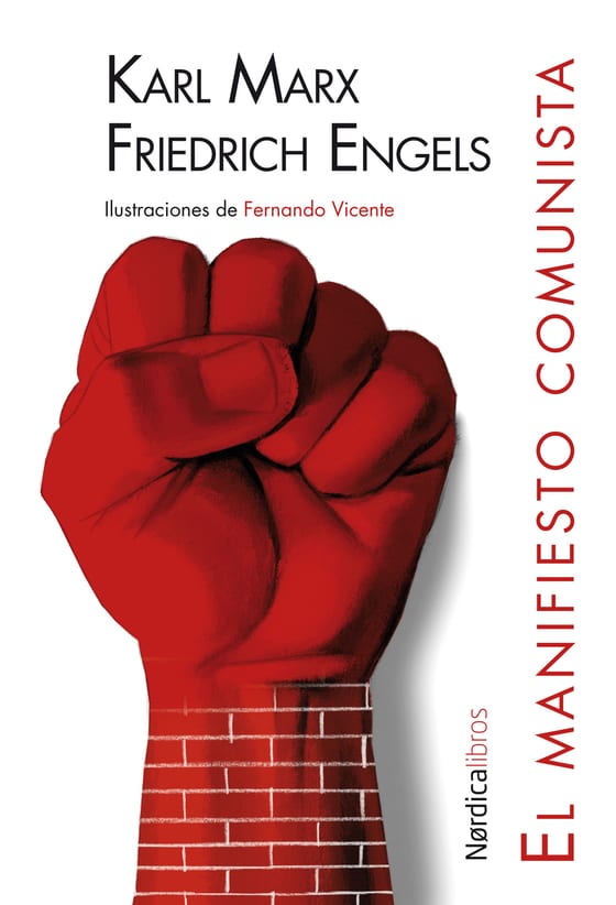 Coberta de El manifiesto comunista, de Karl Marx
