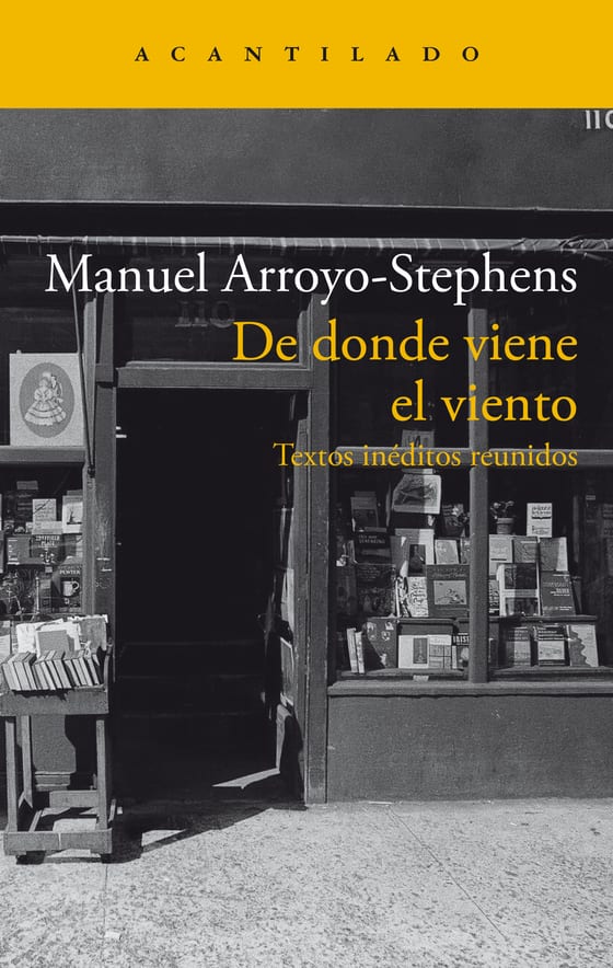 Coberta de De donde viene el viento, de Manuel Arroyo-Stephens