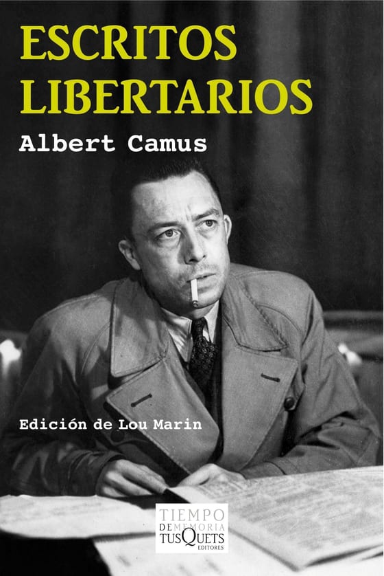 Coberta de Escritos libertarios, d'Albert Camus