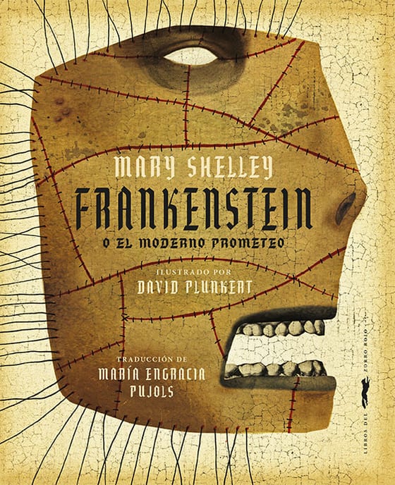 Coberta de Frankenstein o el moderno Prometeo, de Mary Shelley