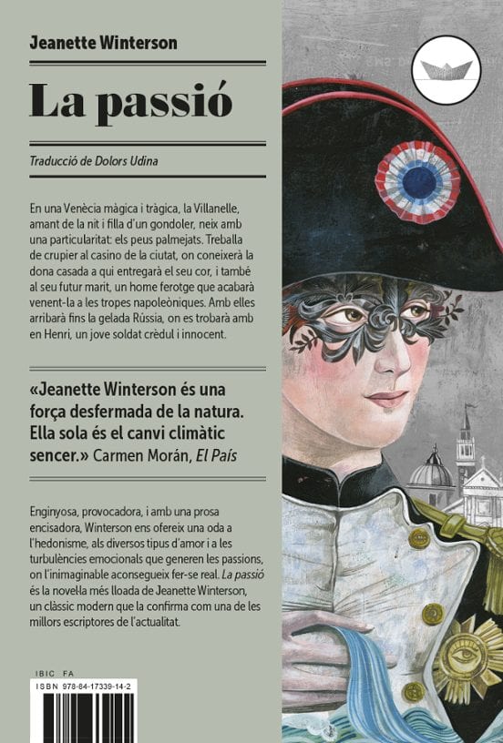 Coberta de La passió, de Jeanette Winterson