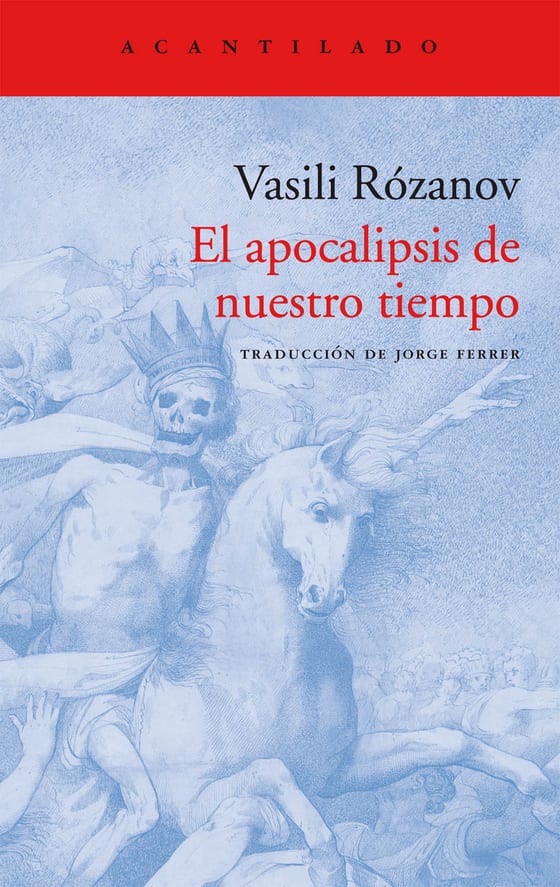 Portada de El apocalipsis de nuestro tiempo, de Vasili Rózanov