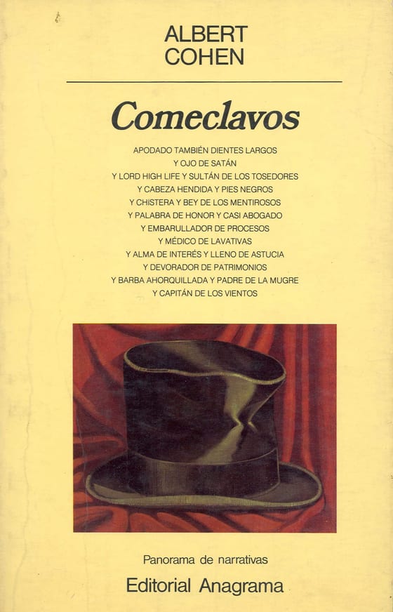 Coberta de Comeclavos, d'Albert Cohen