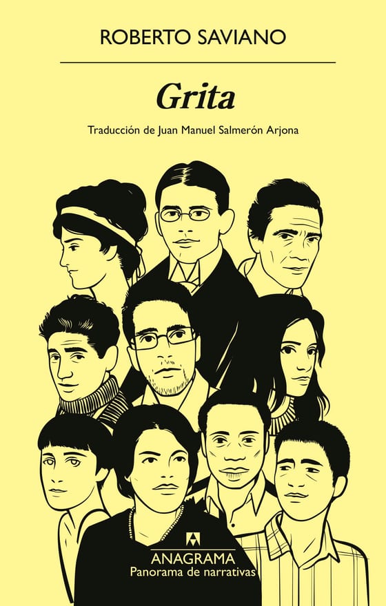 Portada de Grita, de Roberto Saviano