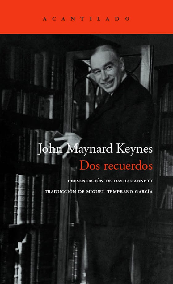 Coberta de Dos recuerdos, de John Maynard Keynes