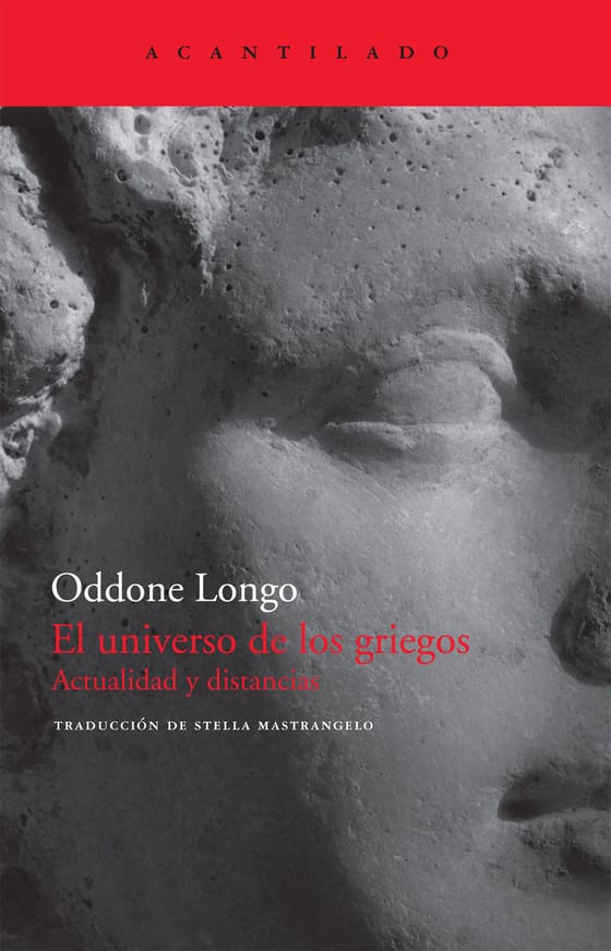 Coberta de El universo de los griegos, de Oddone Longo