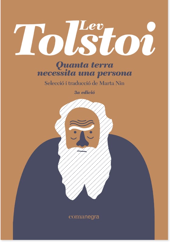 Coberta de Quanta terra necessita una persona, de Lev Tolstoi