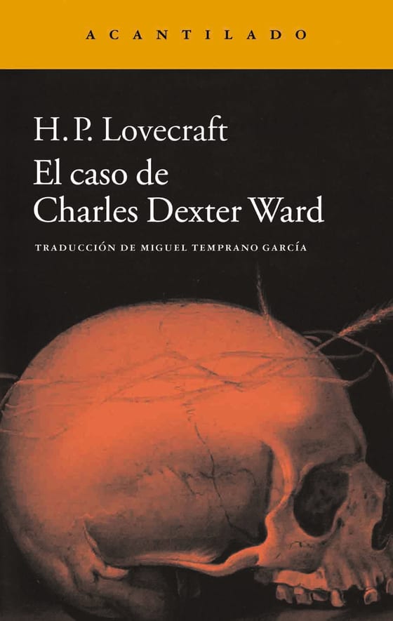 Coberta de El caso de Charles Dexter Ward, de H. P. Lovecraft