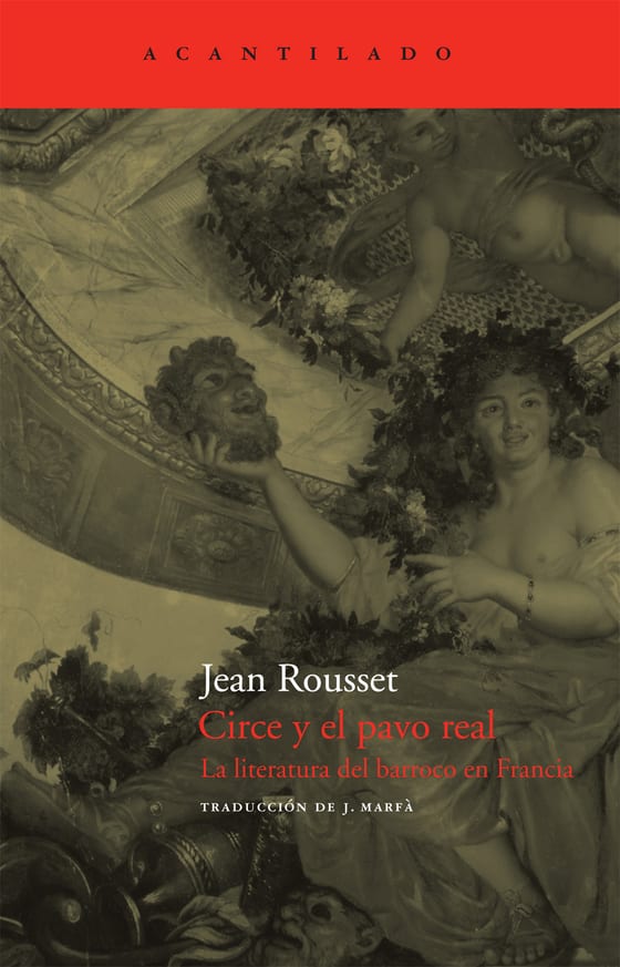 Coberta de Circe y el pavo real, de Jean Rousset
