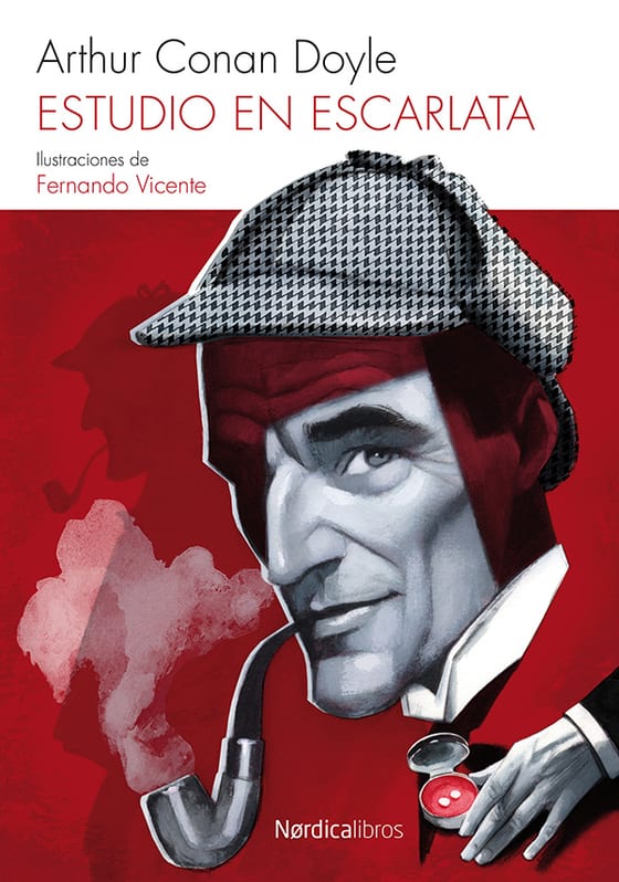Coberta de Estudio en escarlata, de Arthur Conan Doyle