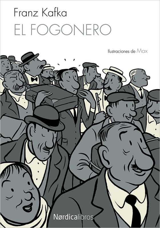 Coberta de El fogonero, de Franz Kafka