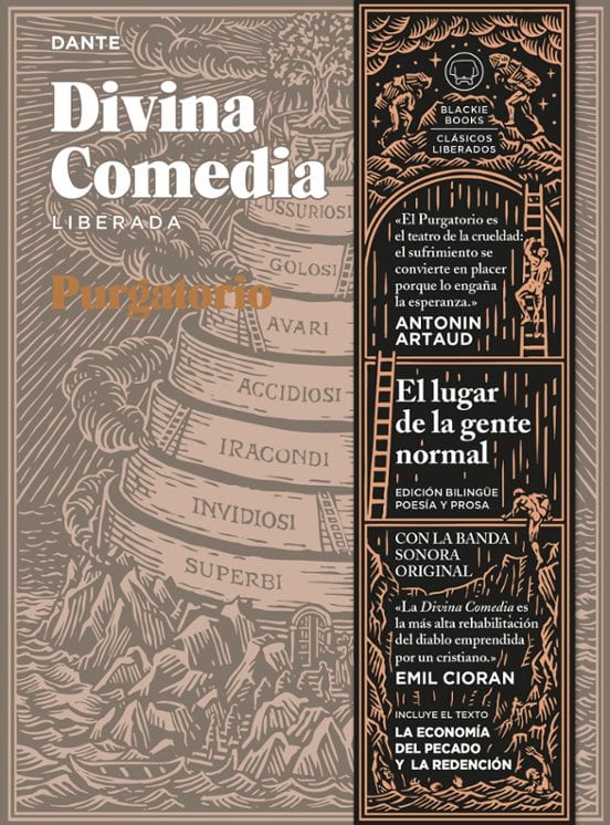 Coberta de Divina Comedia: Purgatorio, de Dante Alighieri