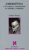 Portada de Cibernética, de Norbert Wiener
