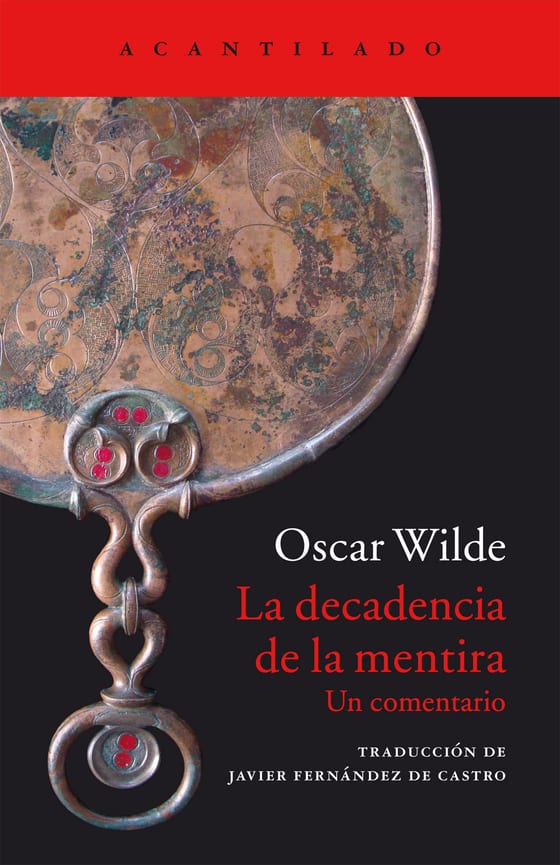 Coberta de La decadencia de la mentira, de Oscar Wilde
