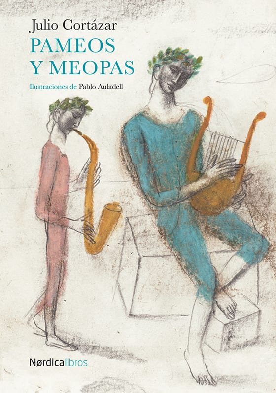 Coberta de Pameos y meopas, de Julio Cortázar