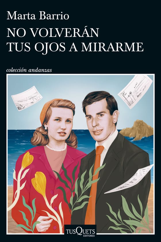 Portada de No volverán tus ojos a mirarme, de Marta Barrio