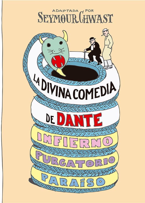 Coberta de La «Divina comedia» de Dante, adaptada por Seymour Chwast, de Seymour Chwast