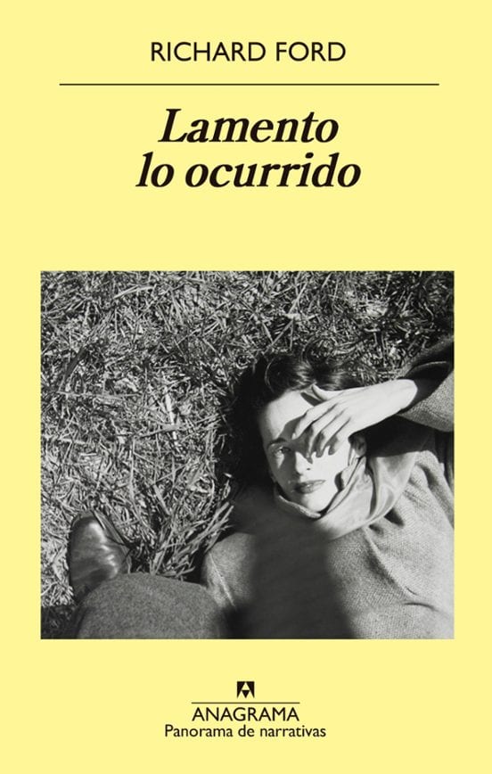 Portada de Lamento lo ocurrido, de Richard Ford