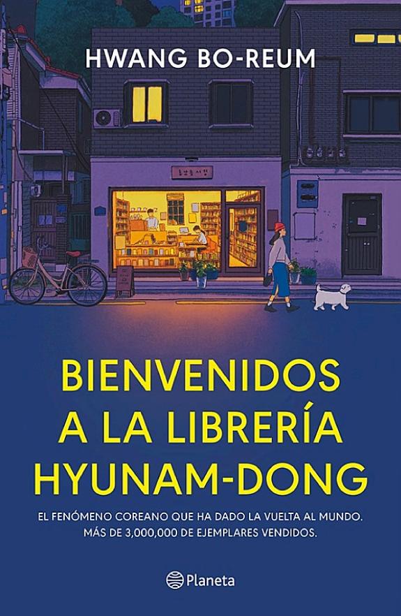 Portada de Bienvenidos a la librería Hyunam-Dong, de Hwang Bo-Reum