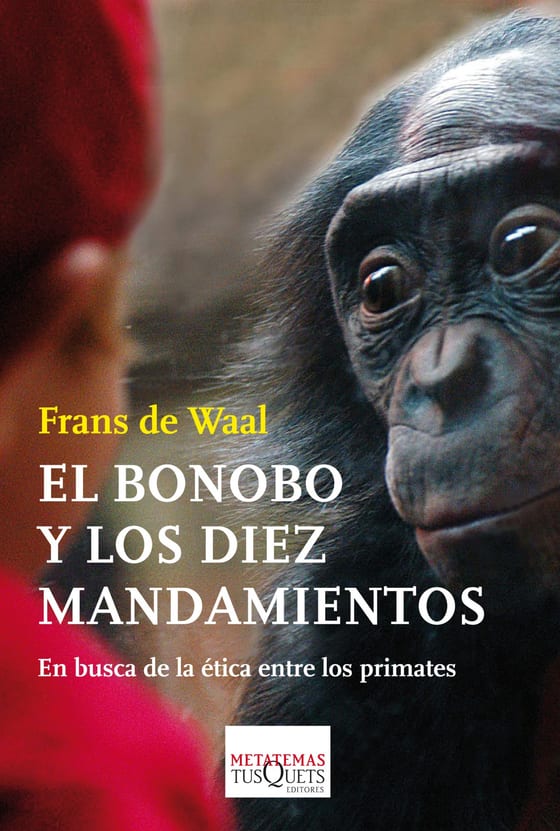Portada de El bonobo y los diez mandamientos, de Frans de Waal