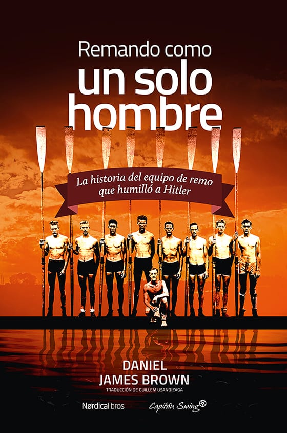 Coberta de Remando como un solo hombre, de Daniel James Brown