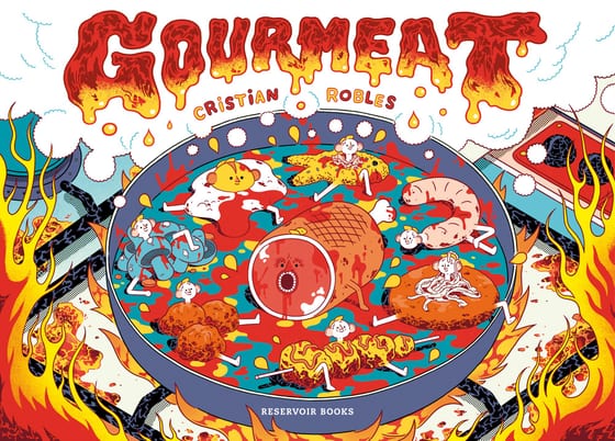 Portada de Gourmeat, de Cristian Robles
