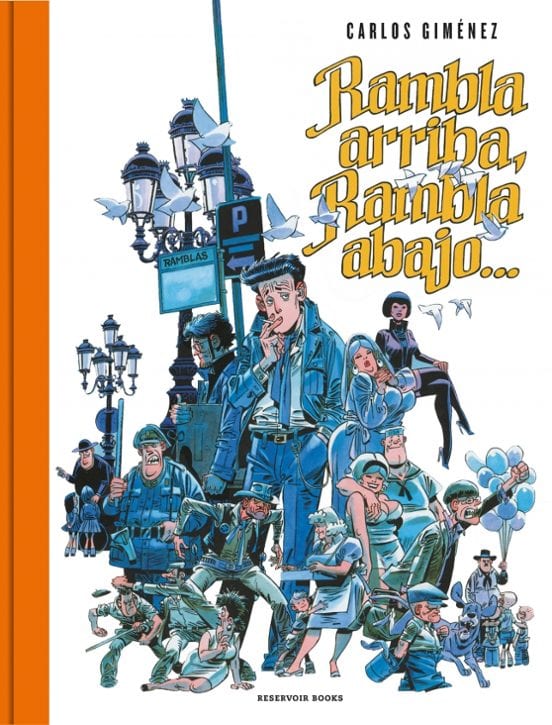 Coberta de Rambla arriba, Rambla abajo..., de Carlos Giménez