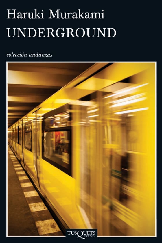Portada de Underground, de Haruki Murakami