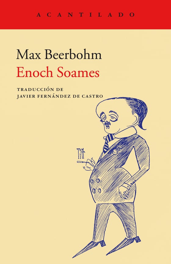 Portada de Enoch Soames, de Max Beerbohm