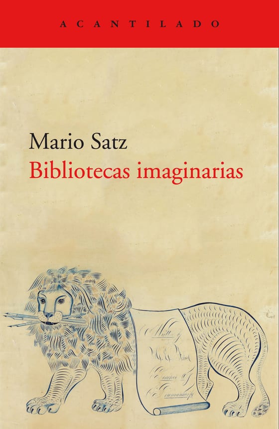 Coberta de Bibliotecas imaginarias, de Mario Satz