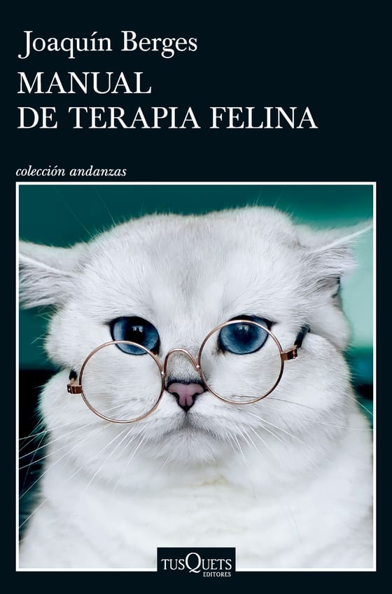 Portada de Manual de terapia felina, de Joaquín Berges