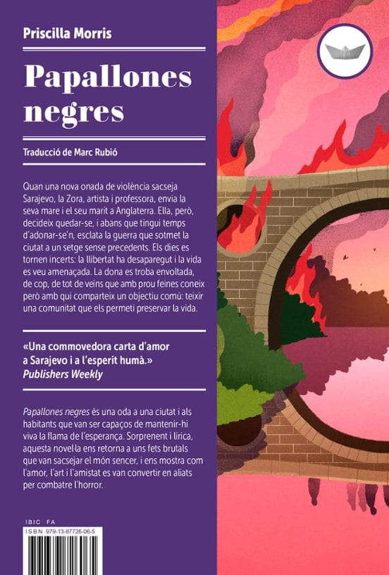 Coberta de Papallones negres, de Priscilla Morris