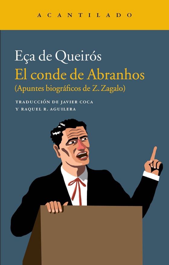 Coberta de El conde de Abranhos, de Eça de Queirós