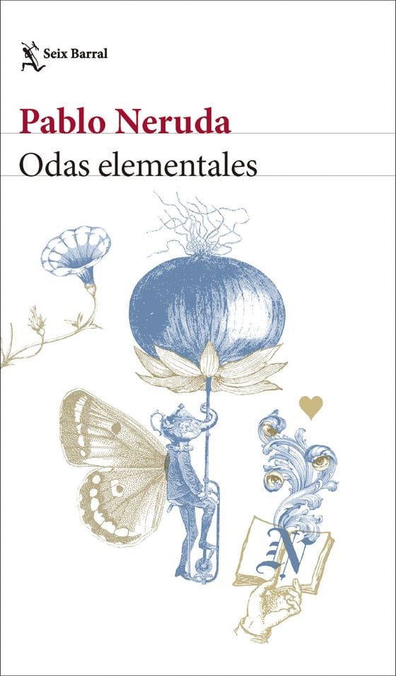 Portada de Odas elementales, de Pablo Neruda