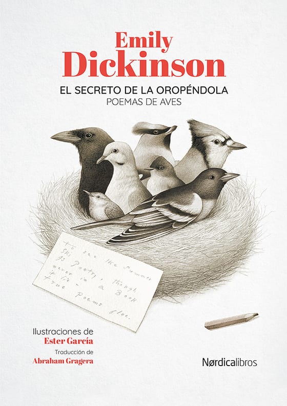 Coberta de El secreto de la oropéndola, de Emily Dickinson