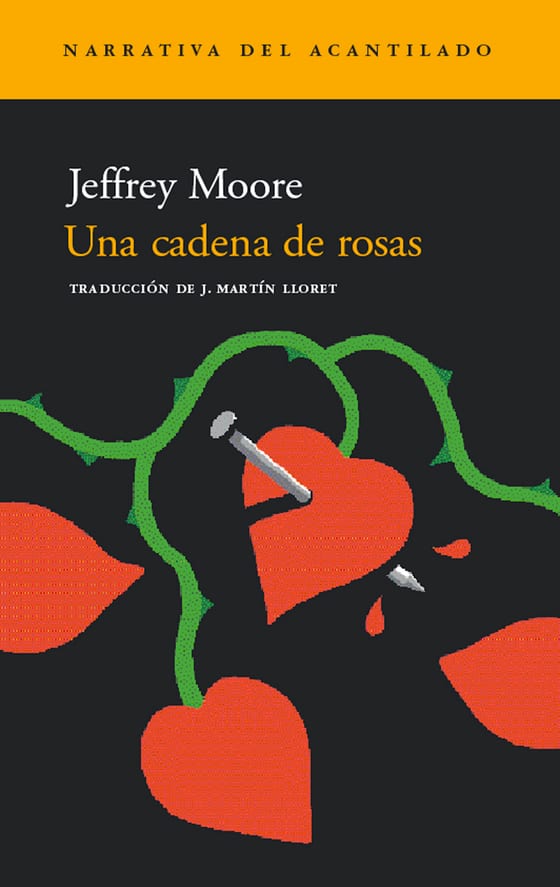 Coberta de Una cadena de rosas, de Jeffrey Moore