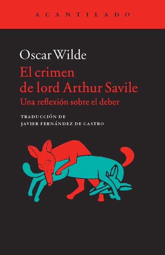 Coberta de El crimen de Lord Arthur Savile, de Oscar Wilde