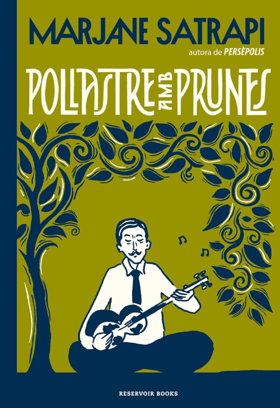 Portada de Pollastre amb prunes, de Marjane Satrapi