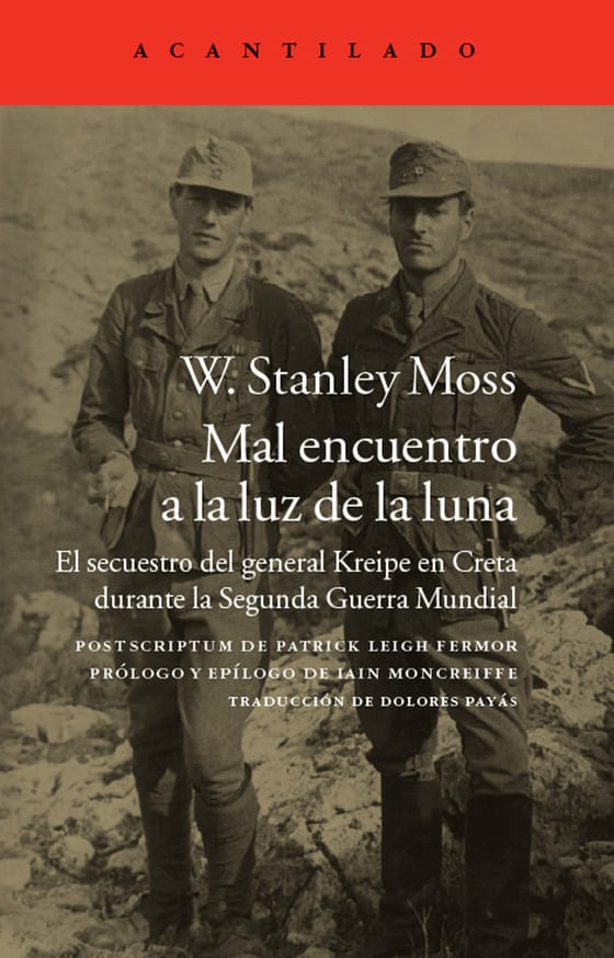 Coberta de Mal encuentro a la luz de la luna, de W. Stanley Moss