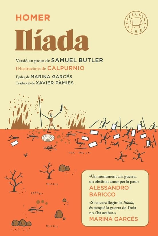 Coberta de Ilíada, de Homero