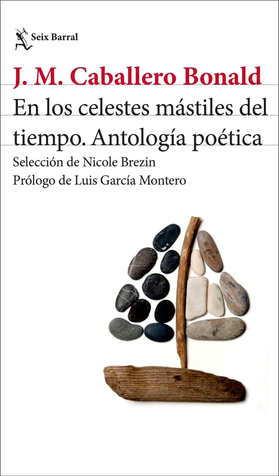 Portada de En los celestes mástiles del tiempo, de José Manuel Caballero Bonald
