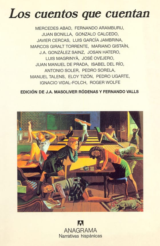 Coberta de Los cuentos que cuentan, de Juan Antonio Masoliver Ródenas y Fernando Valls