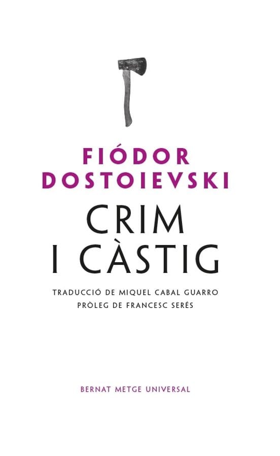 Coberta de Crim i càstig, de Fiódor Dostoievski