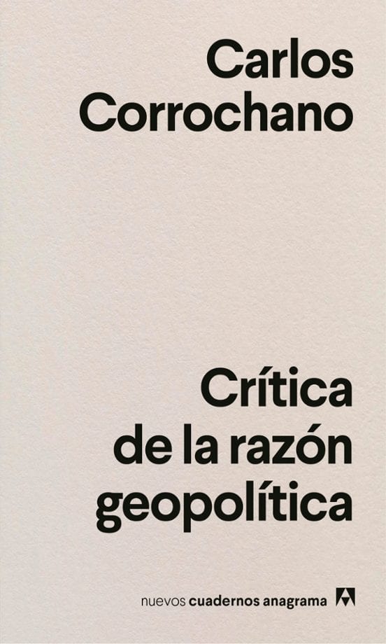 Coberta de Crítica de la razón geopolítica, de Carlos Corrochano